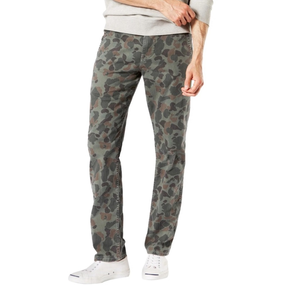 Dockers Alpha Khaki Slim Tapered Fit Camo Pants